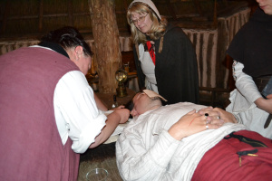 die Betaeubung beginnt zu wirken